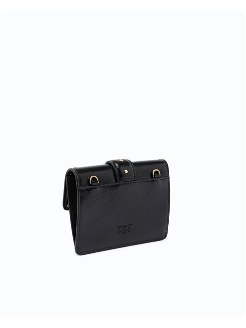 Portacarte Love Pocket in pelle con tracolla a catena PINKO | 107637A3LP/Z99Y